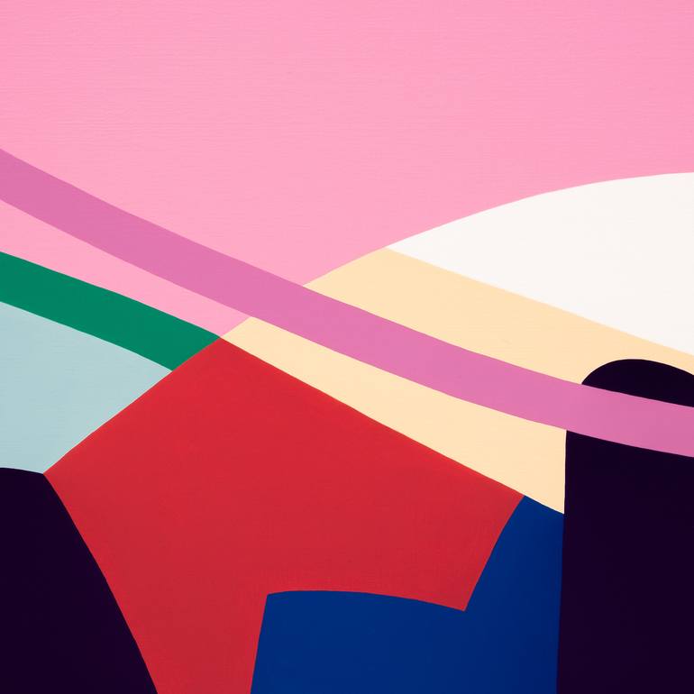 Original Minimalism Abstract Painting by Kotaro Machiyama
