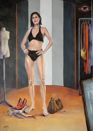 Original Contemporary Body Painting by Karla Rojo