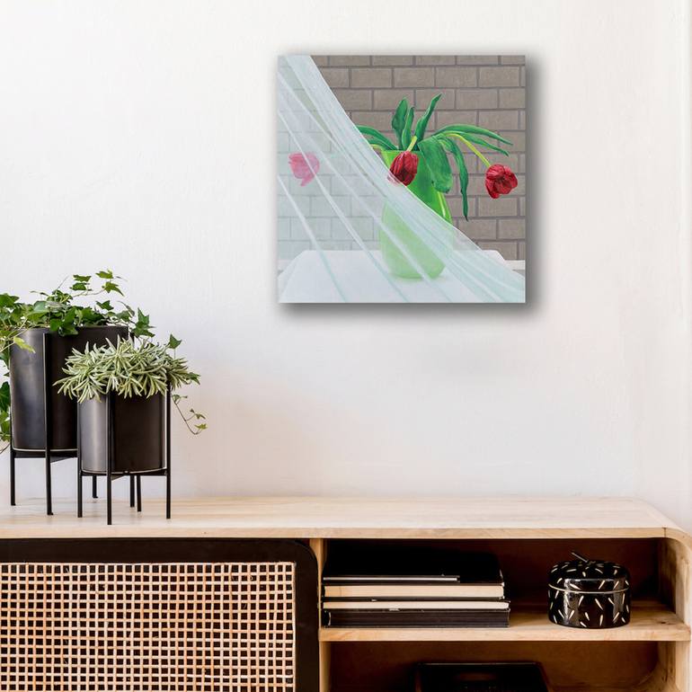 Original Realism Floral Painting by Christine O'Brien