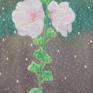 "Hollyhock Henry VII Pink Alcea Rosea"