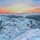 Mountain Sunrise by Christine O'Brien