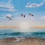 Ocean Sunrise by Christine O'Brien