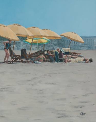 Original Beach Paintings by Christine O'Brien