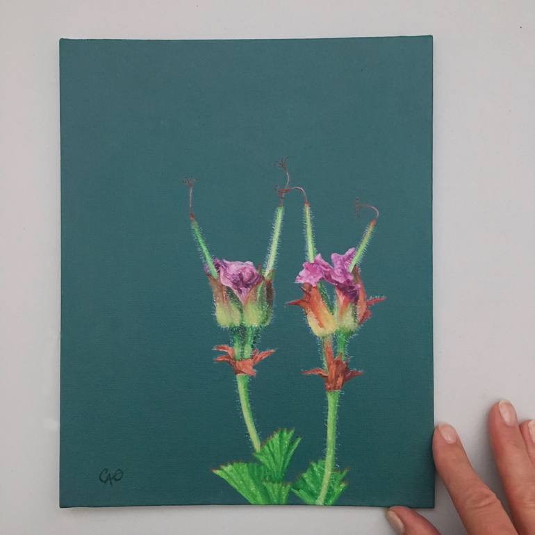 Original Floral Painting by Christine O'Brien