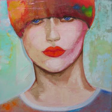 Original Expressionism Portrait Paintings by Wilhelm Sommer