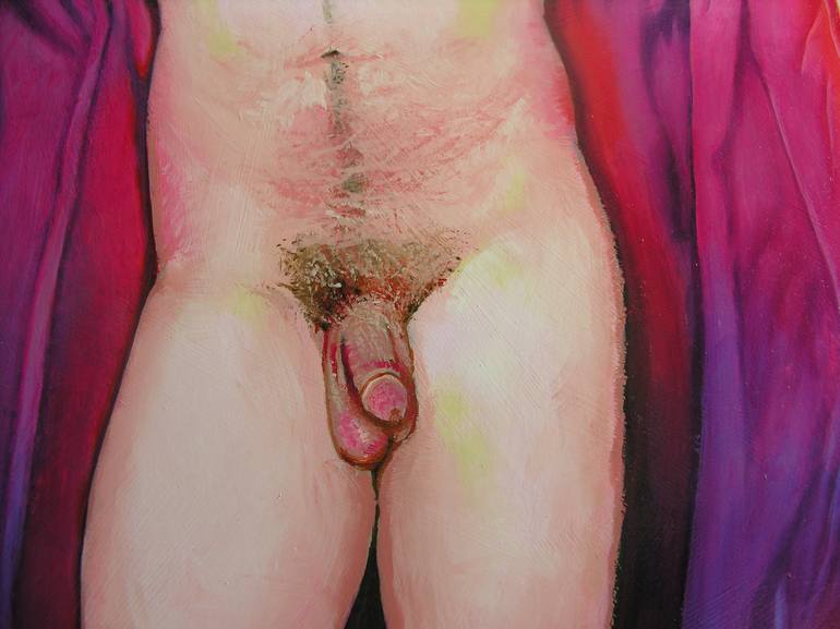Original Erotic Painting by Wilhelm Sommer