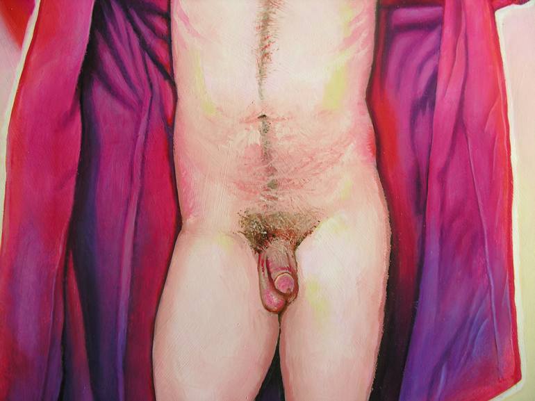 Original Erotic Painting by Wilhelm Sommer