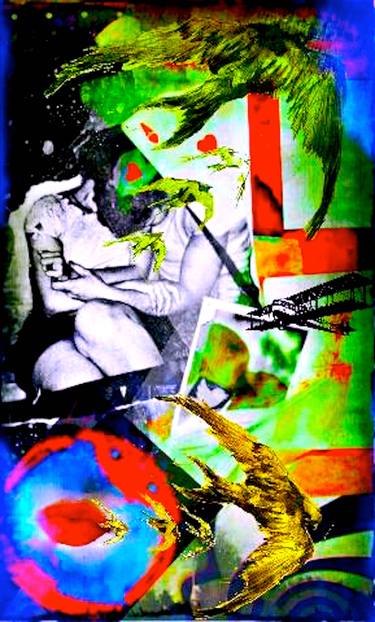 Print of Love Collage by Dal Gene
