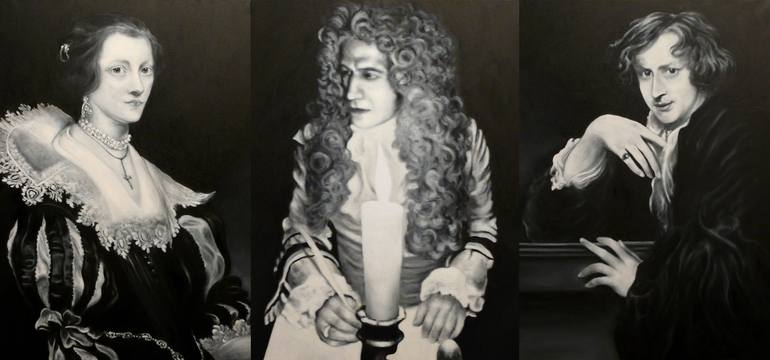 The Draughtsman's contract Painting by Alessandro Pagani | Saatchi Art