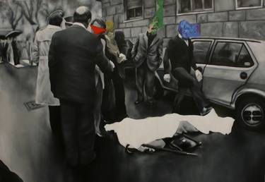 Original Figurative Mortality Paintings by Alessandro Pagani