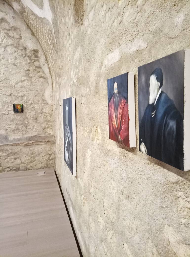 Original Portraiture People Painting by Alessandro Pagani