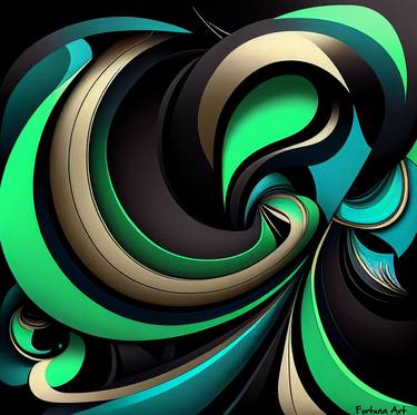 Original Abstract Digital by Dragica Fortuna