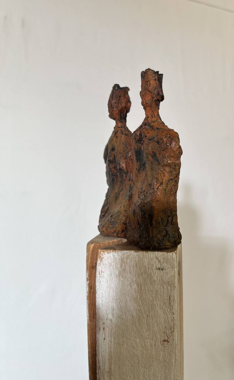 Original Abstract Expressionism Abstract Sculpture by helga sauvageot