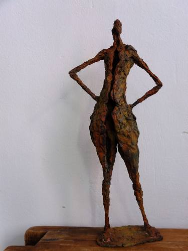 Original Abstract Women Sculpture by helga sauvageot