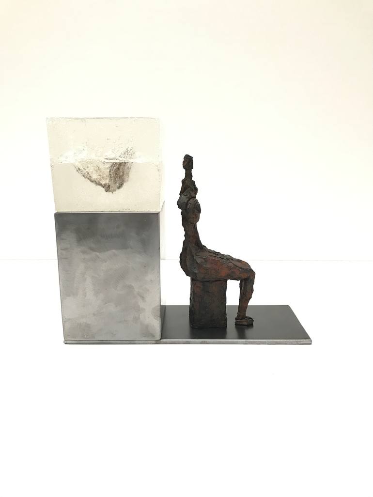 Original Abstract Sculpture by helga sauvageot