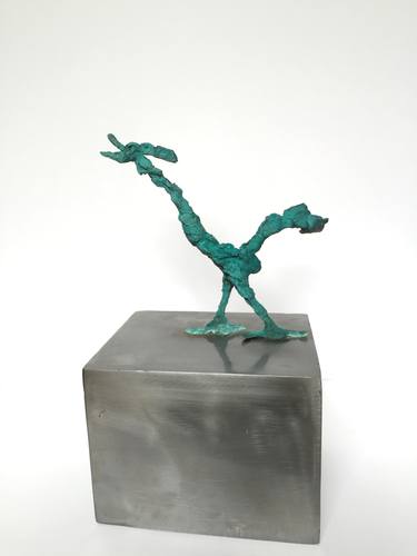 Original Figurative Animal Sculpture by helga sauvageot