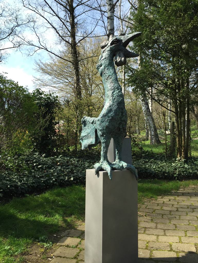 Original Animal Sculpture by helga sauvageot
