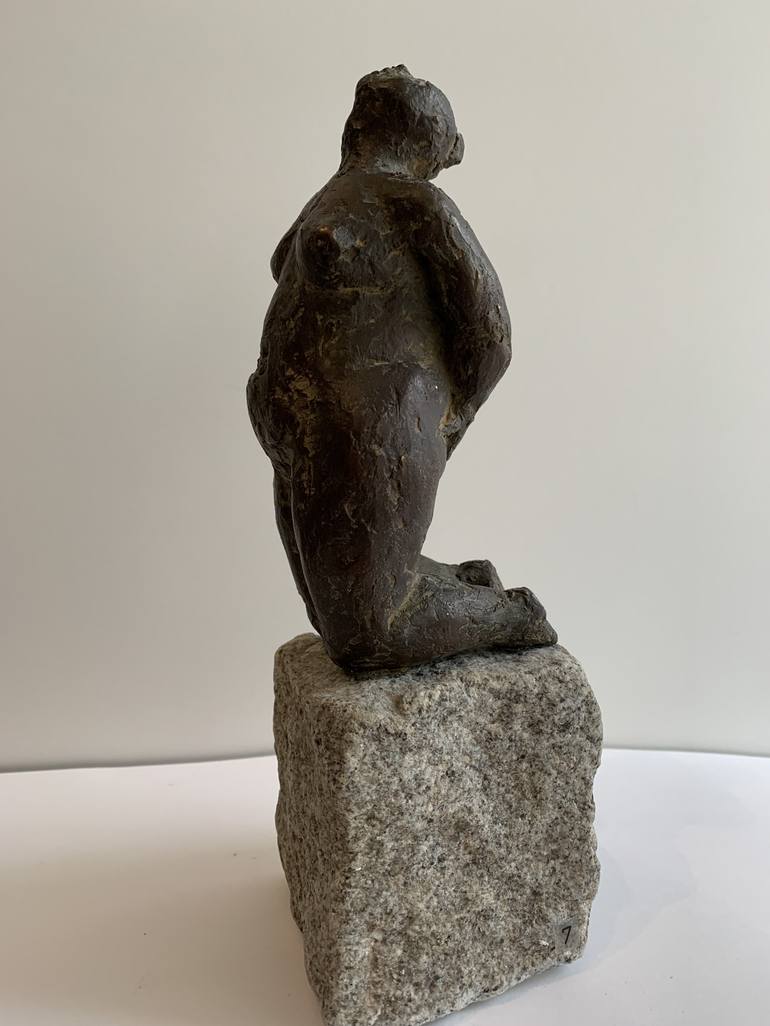 Original Figurative Nude Sculpture by helga sauvageot