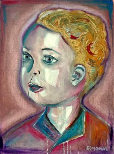 Print of Portraiture Kids Paintings by Simonne Draper