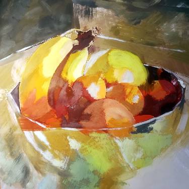 Original Expressionism Still Life Paintings by ray burnell