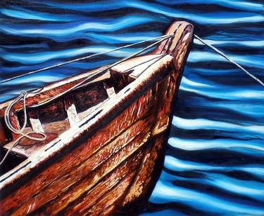 Original Boat Paintings by Michael Harrison