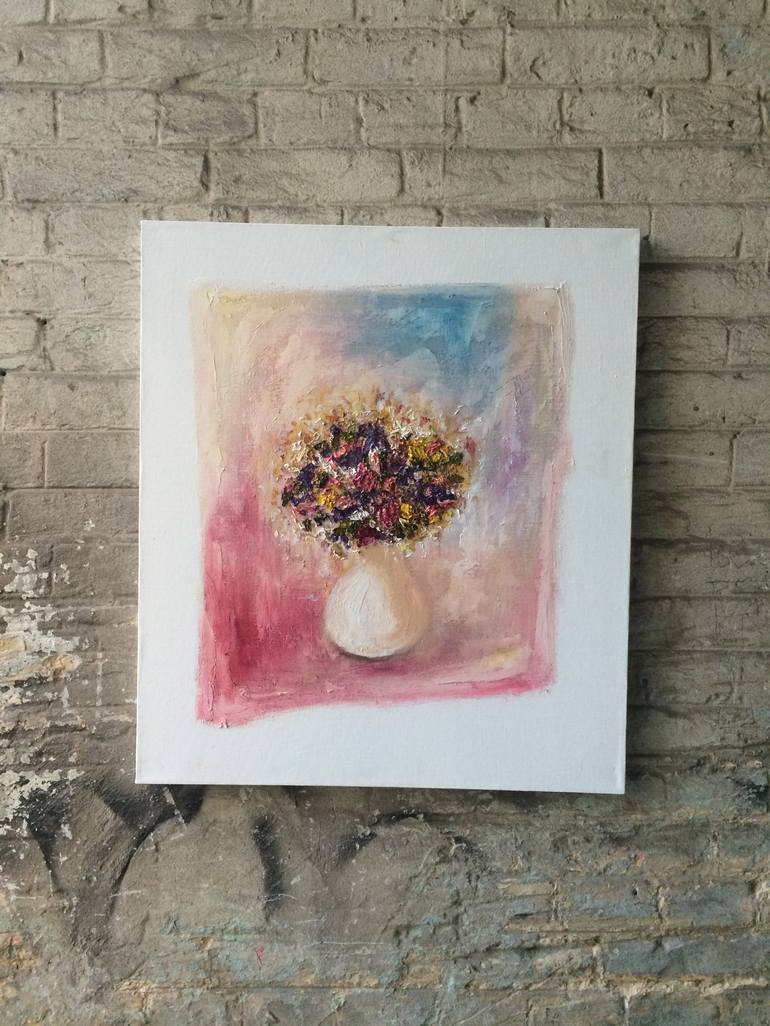 Original Fine Art Floral Painting by Anael Arts