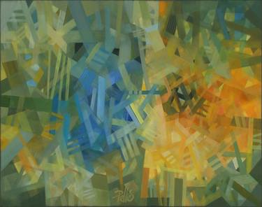 Original Abstract Paintings by Robert Pelles