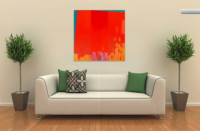 Original Abstract Painting by Robert Pelles