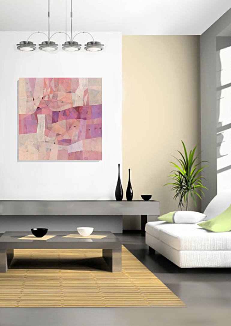 Original Abstract Painting by Robert Pelles