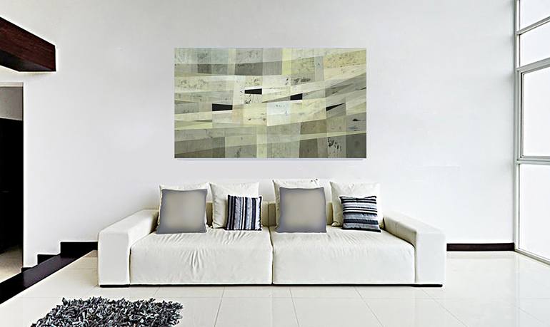 Original Abstract Painting by Robert Pelles