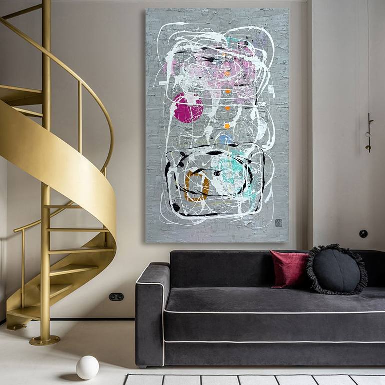 Original Contemporary Abstract Painting by Damian Pavlovic