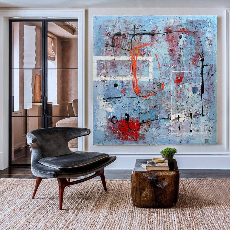 Original Abstract Painting by Damian Pavlovic