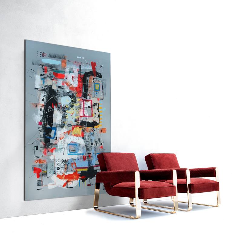 Original Impressionism Abstract Painting by Damian Pavlovic