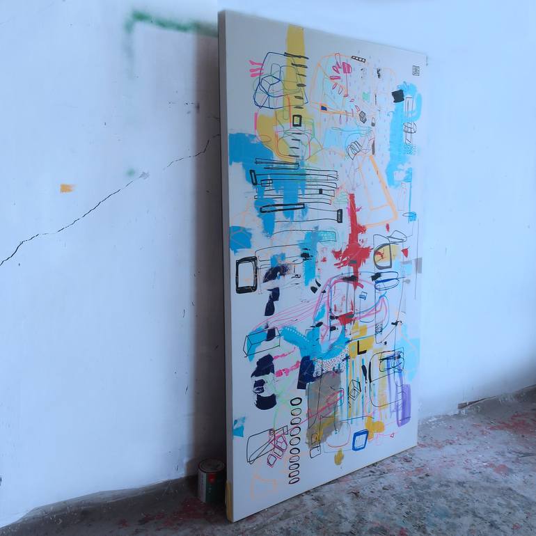 Original Impressionism Abstract Painting by Damian Pavlovic