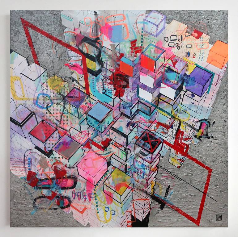 Original Impressionism Abstract Paintings by Damian Pavlovic