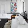 Informalism Extra Large Painting Geometric White