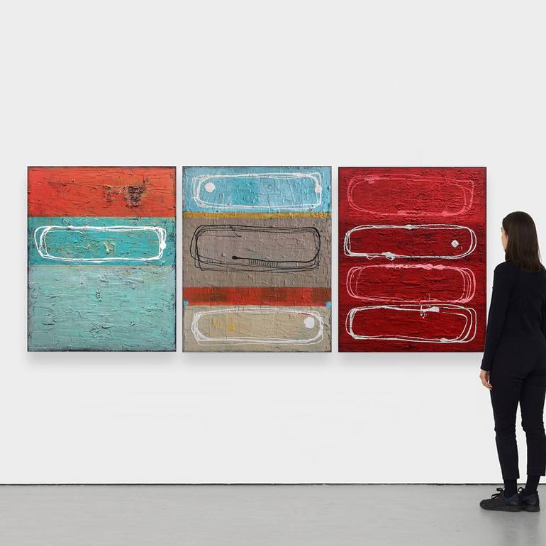Original Impressionism Abstract Paintings by Damian Pavlovic