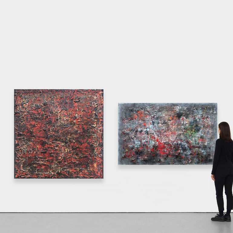 Original Impressionism Abstract Painting by Damian Pavlovic