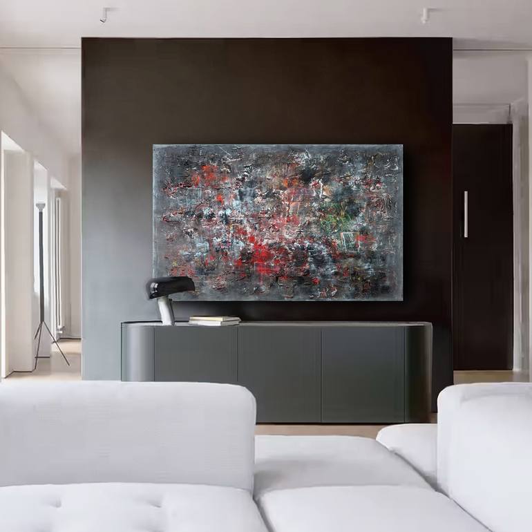 Original Impressionism Abstract Painting by Damian Pavlovic