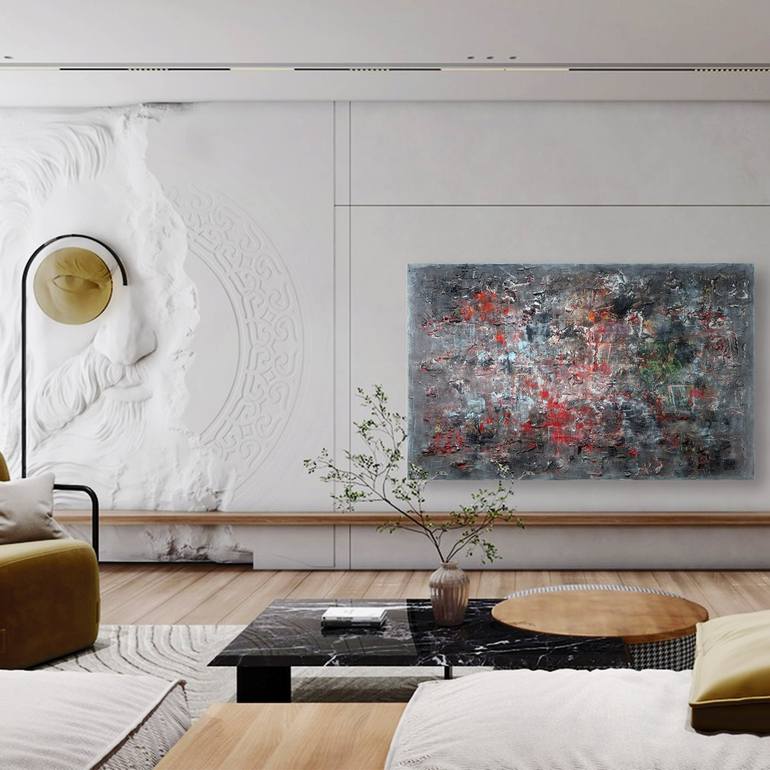 Original Impressionism Abstract Painting by Damian Pavlovic