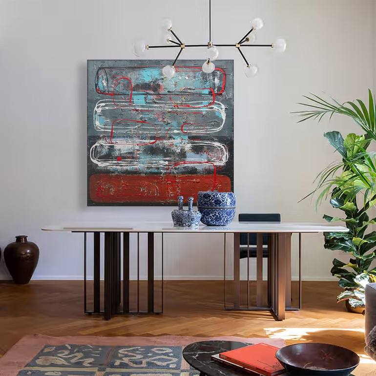 Original Impressionism Abstract Painting by Damian Pavlovic
