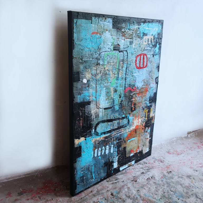 Original Impressionism Abstract Painting by Damian Pavlovic