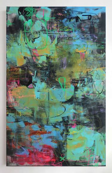 Original Impressionism Abstract Paintings by Damian Pavlovic