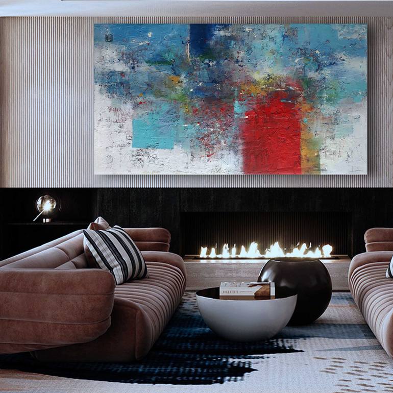 Original Expressionism Abstract Painting by Damian Pavlovic