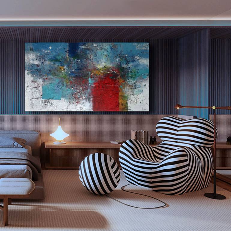 Original Expressionism Abstract Painting by Damian Pavlovic