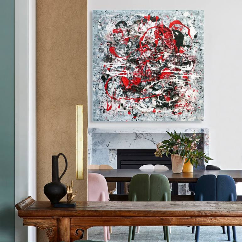 Original Abstract Painting by Damian Pavlovic