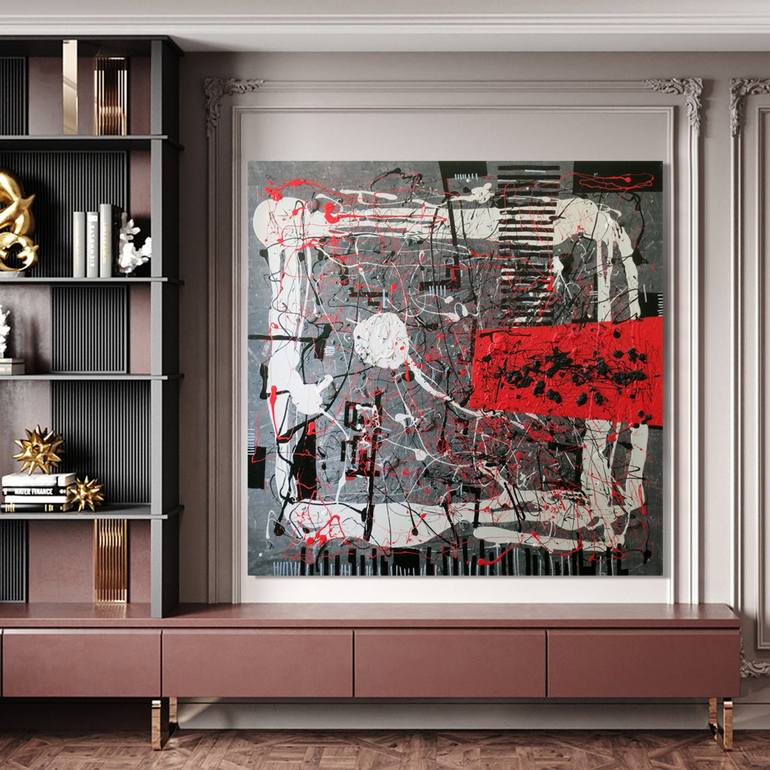 Original Abstract Painting by Damian Pavlovic