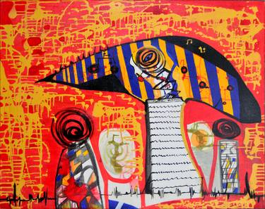 Print of Abstract Expressionism Cities Paintings by Cruz Artista Colombiano