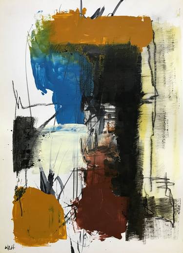 Original Abstract Expressionism Abstract Paintings by Kris Haas