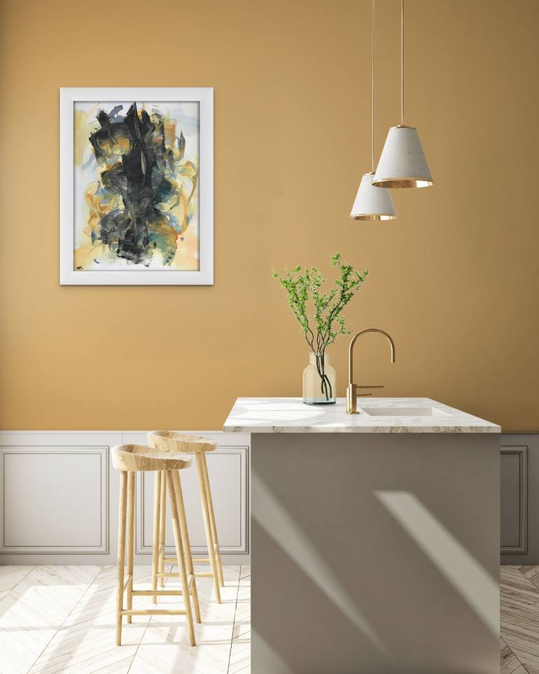 Original Abstract Expressionism Abstract Painting by Kris Haas